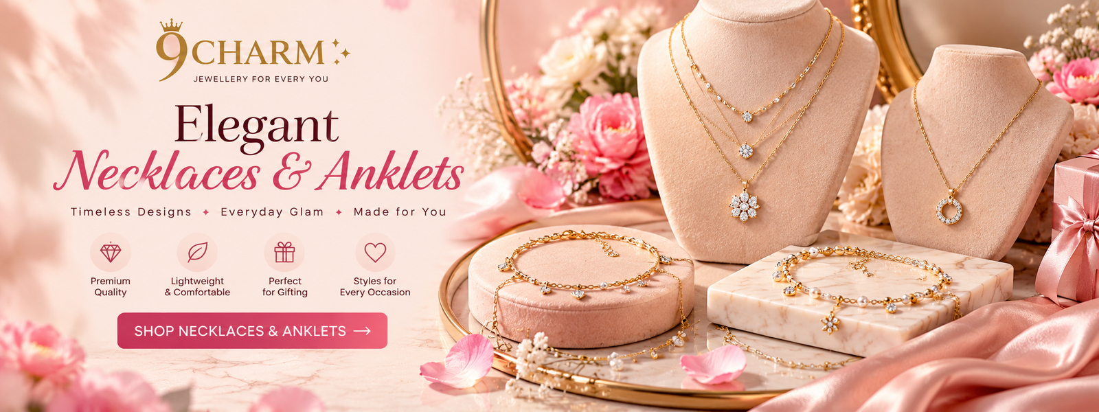 Discover beauty essentials at 9Charm